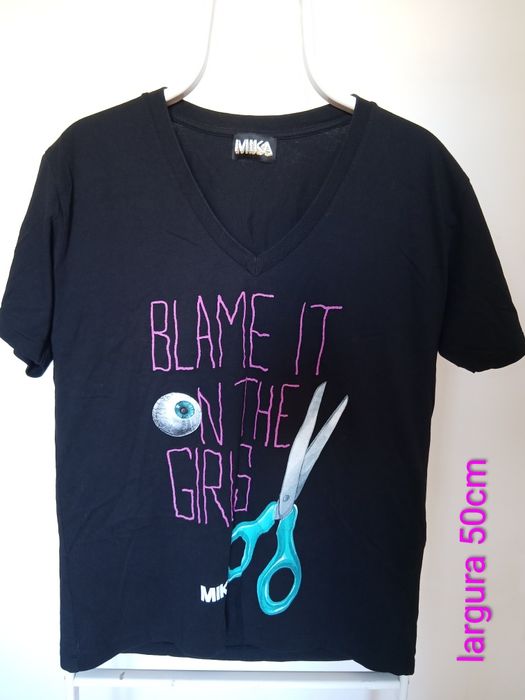T-shirt tour Mika tamanho L