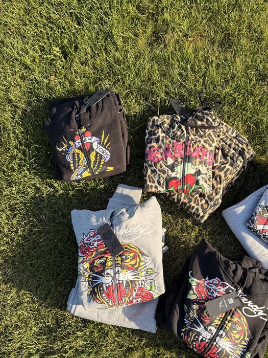 Komplet dresowy ed hardy mix bulk zarobkowy