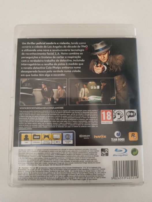Jogo L.A. Noire PS3