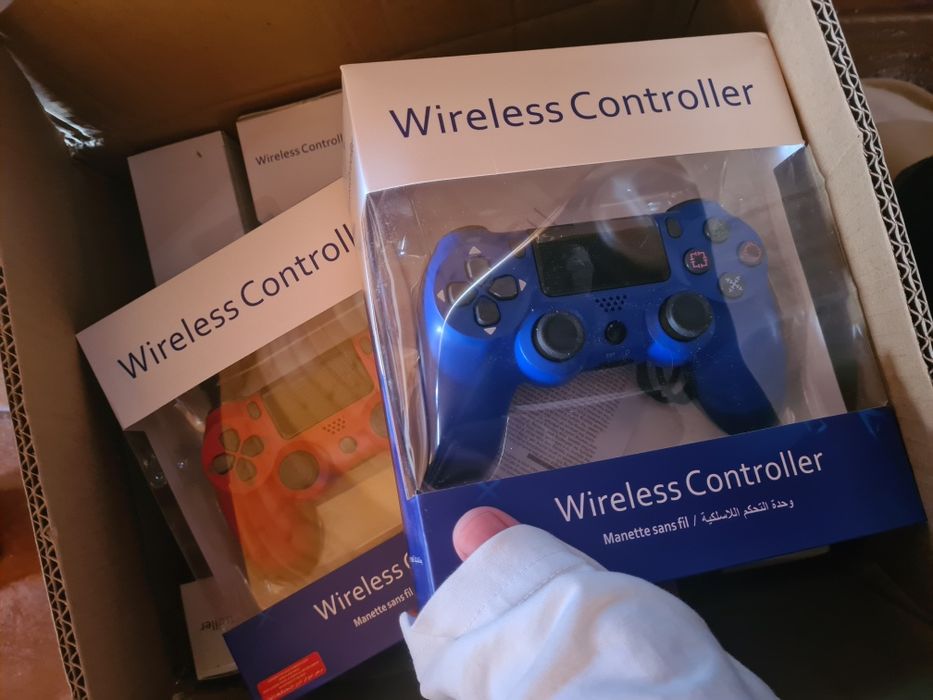 Comandos ps4 NOVOS na caixa de origem