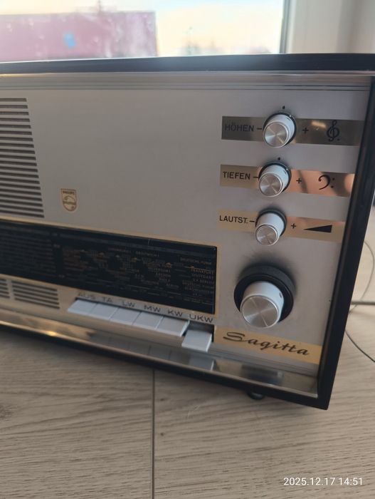Radio Philips Sagitta lata 60 te.Stan Kolekcjonerski