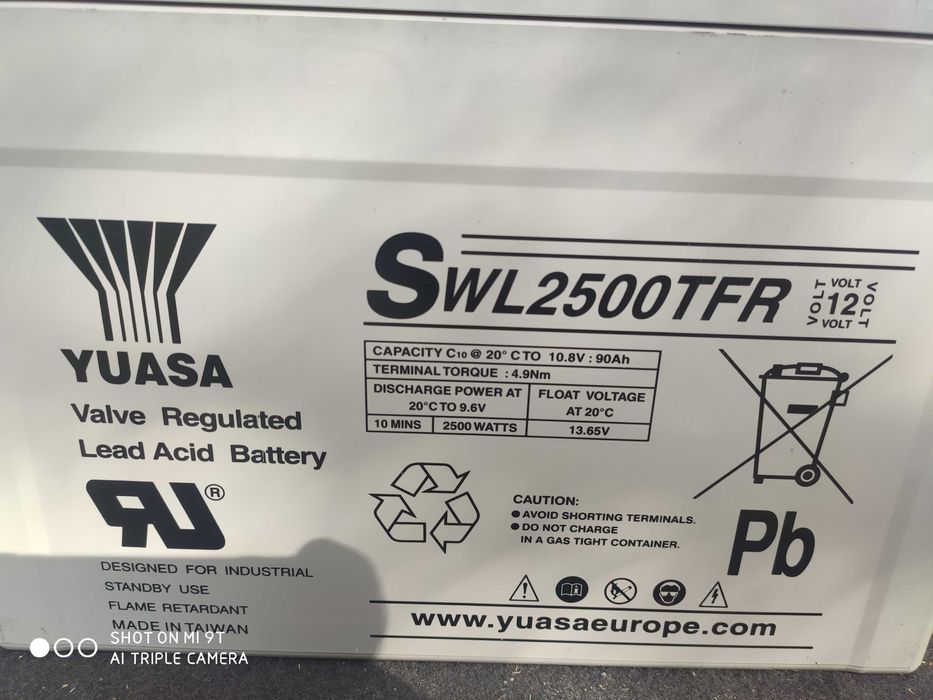 Akumulatory po demontażu ups