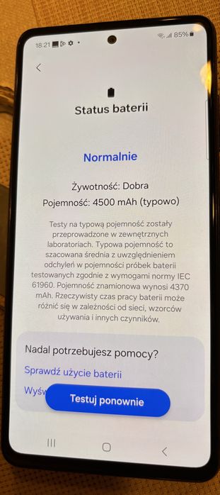 Samsung Galaxy A52s 5G, 6 GB RAM / 128 GB