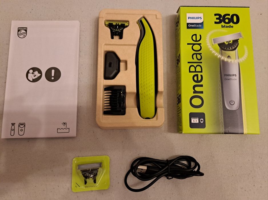 Golarka Philips ONEBLADE 360 + nowe ostrze