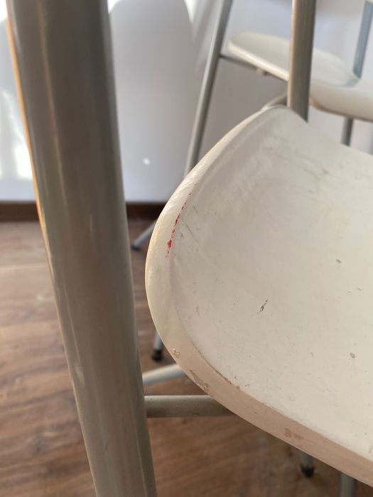 Krzesło ikea franklin, hoker, bialy