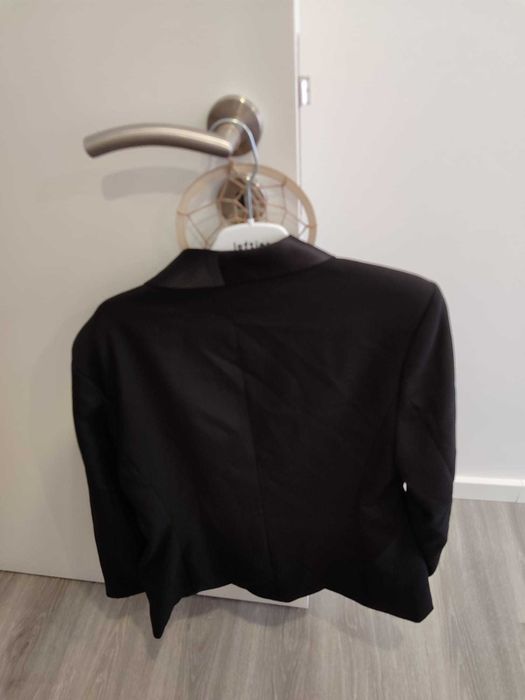 Blazer preto acetinado novo