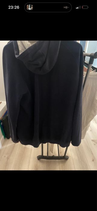 bluza rozpinana niebieska granatowa biała decathlon rozmiar L 40