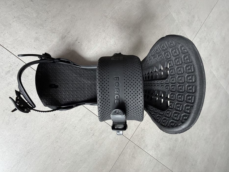 Wiązania snowboardowe Union Force M - Black - Duraflex ST - PRAWIE NOWE