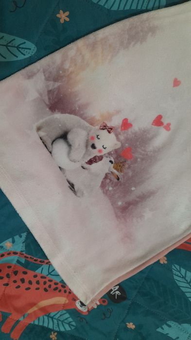 Tunika dla dziewczynki w nastroju zimowym, 110 cm