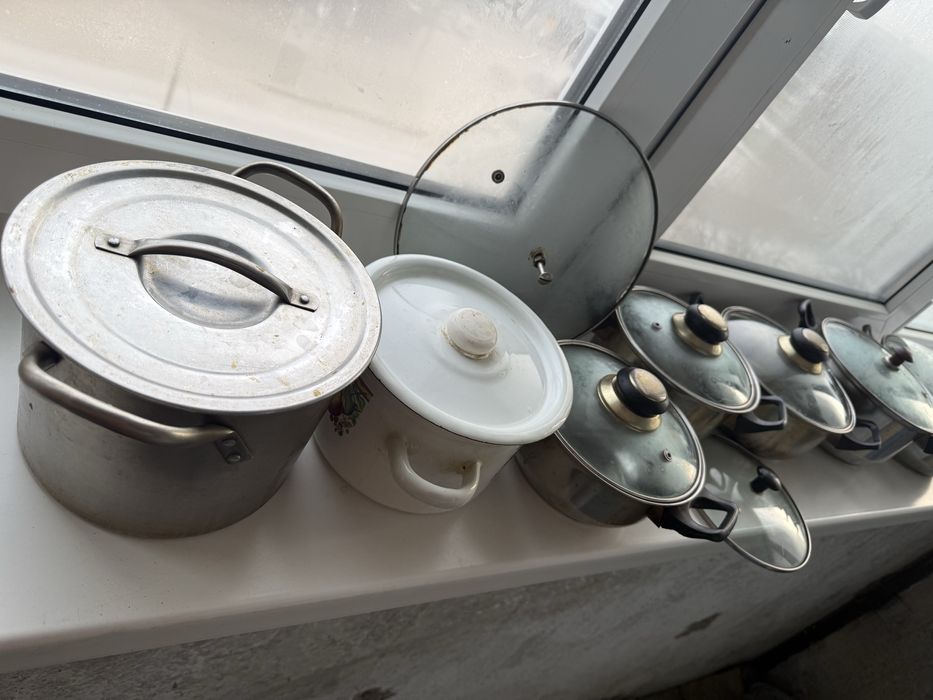 Набор кастрюль 7 кастрюль и 9 крышек