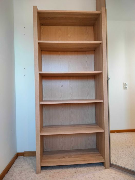 Regał dąb bielony 90x202x40