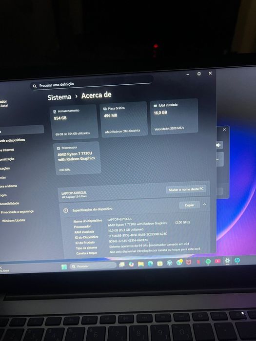 Hp novo com garantia