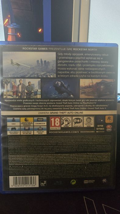 Gta 5 gra na ps4 bardzo dobry stan