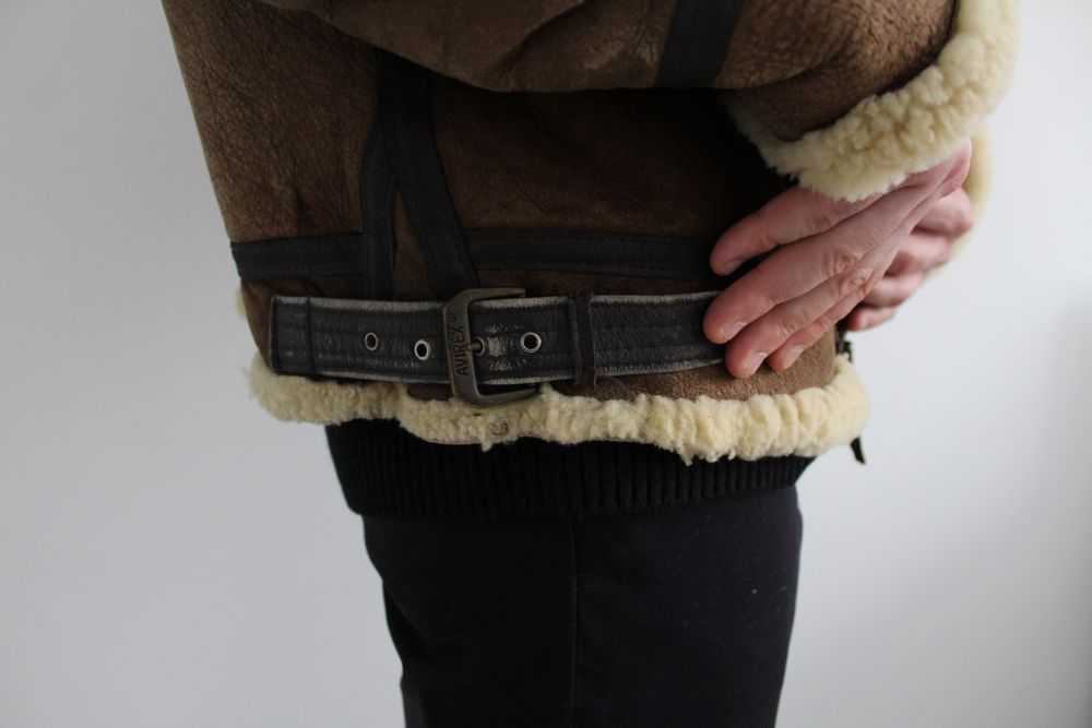 Гіднюща,вінтажна дублянка 80тих від американського бренду Avirex USA