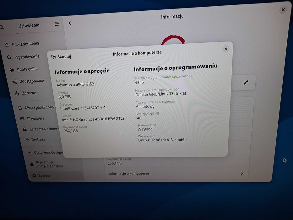Komputer przemysłowy ADVANTECH IPPC-6152A