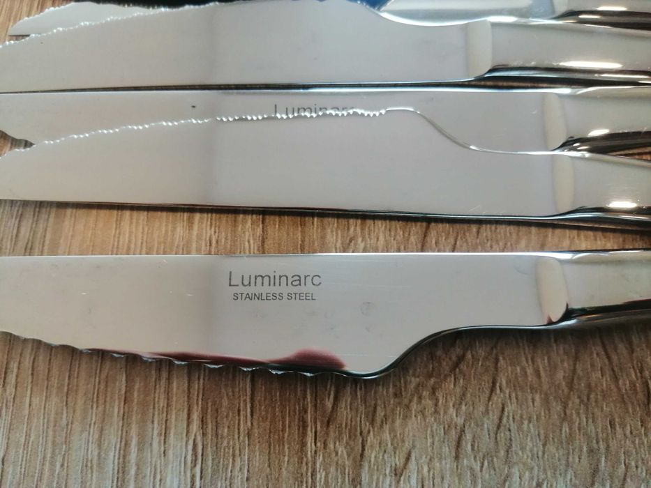 Faqueiro Luminarc aço inox 12 peças de cada