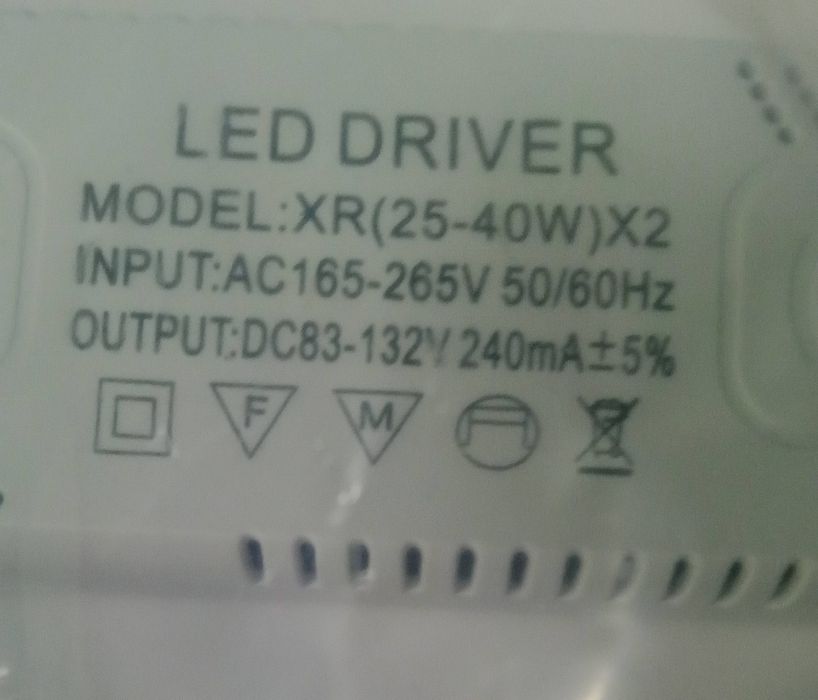Потолочный светильник LED driver 220V 28W