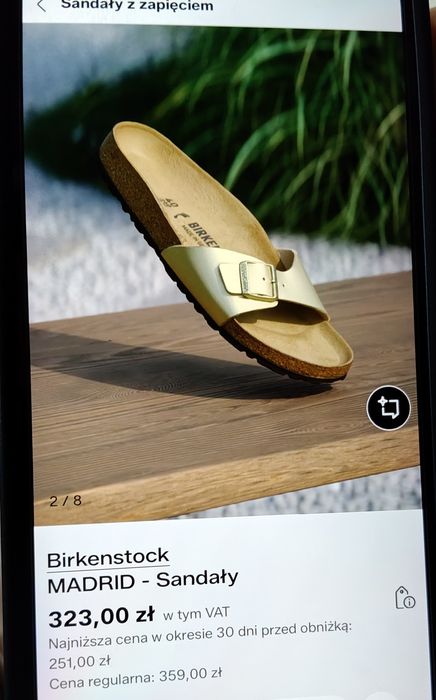 Oryginalne klapki ‼️ damskie Birkenstock  rozm.40