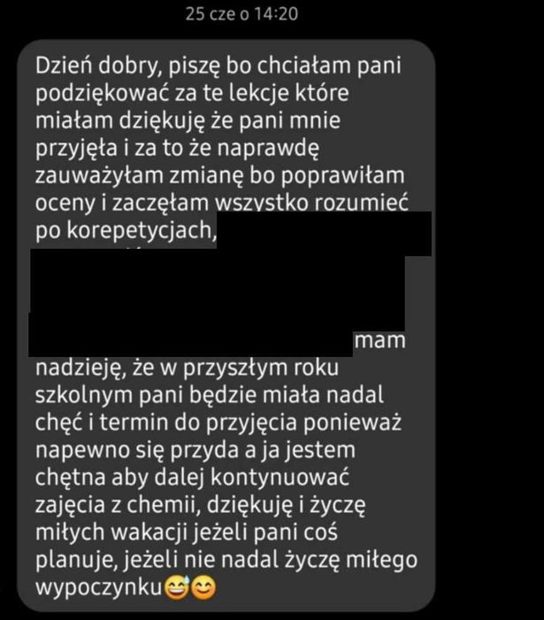 korepetycje z chemii