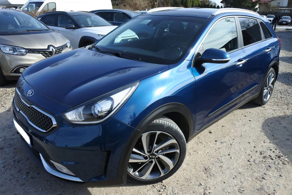 Kia Niro 1.6B+Hybryda*Ledy*Skóry*Navi*Kamera*Czujniki*KeyLetsGO* Bogate Wyposaż