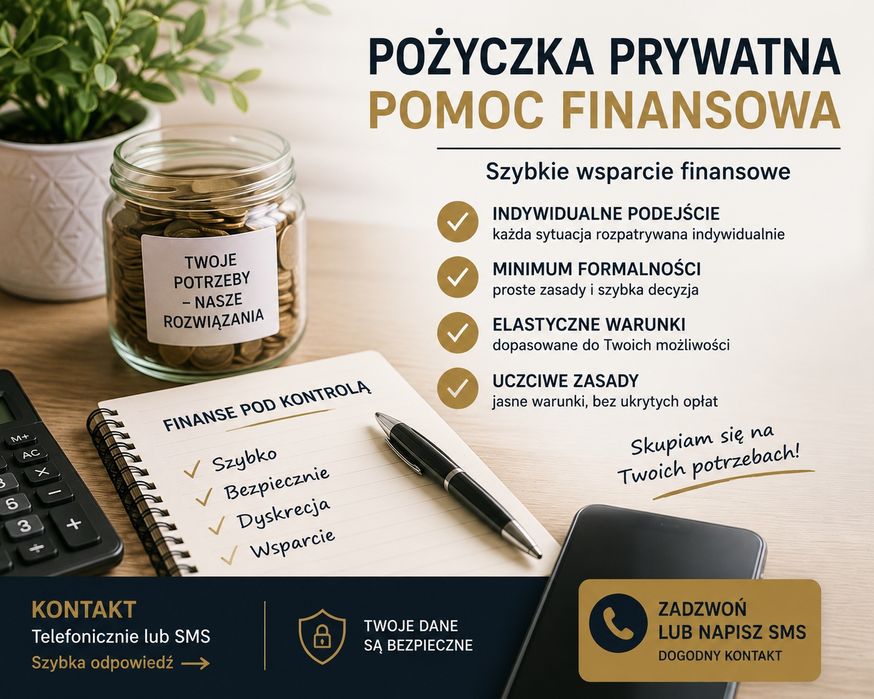 Pożyczka prywatna – szybki kontakt