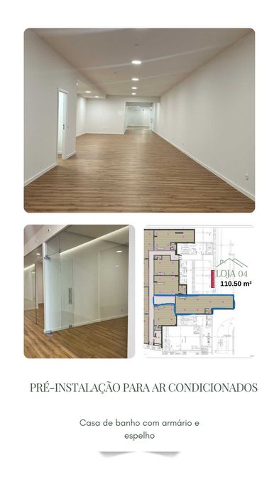 VENDE-SE ESPAÇO COMERCIAL  NOVO COM 9 SALAS PRAIA DA ROCHA