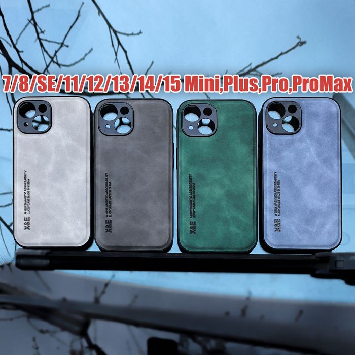 Замшевий чохол на iPhone 13 та інші 14·15–Чехол для айфон–Cases