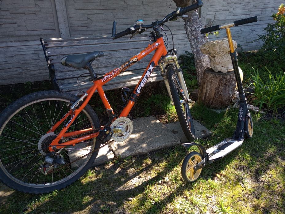 Zestaw rower+hulajnoga
