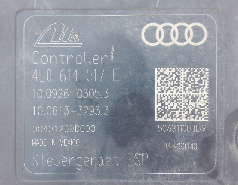 Блок ABS АБС Audi Q7 /Ауди Ку7 / Кю7 4L0614517E / 4L0614517L 2006-2015