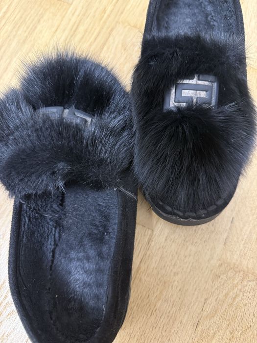 Уги мокасіни лофери на хутрі 36 р