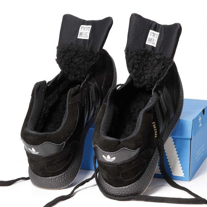Мужские зимние кроссовки Adidas INIKI Mid Winter Fur Мех адидас иники