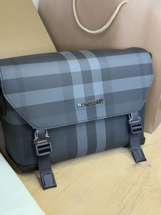 Burberry Black Small Wright Bag