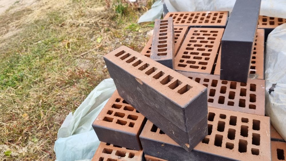 Чорна цегла клінкерна 940шт, 17кв.м., Terca Matrix (Польща), на мангал