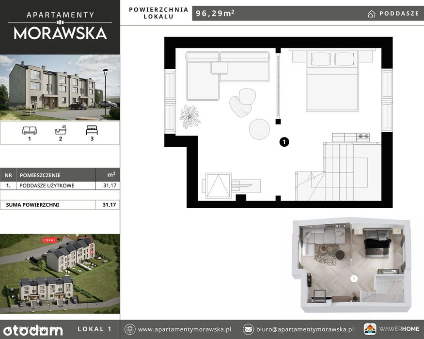 Segmenty "Apartamenty Morawska II" - %