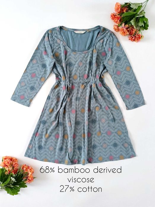 Tunika damska w kwiaty bambus bawełna Seasalt Cornwall 38 M