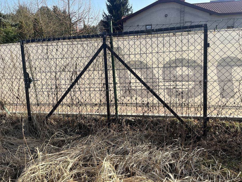 Metalowa brama  na dzialke czy na budowe