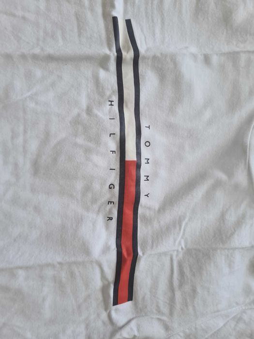 Biała koszulka bluzka t-shirt tommy s