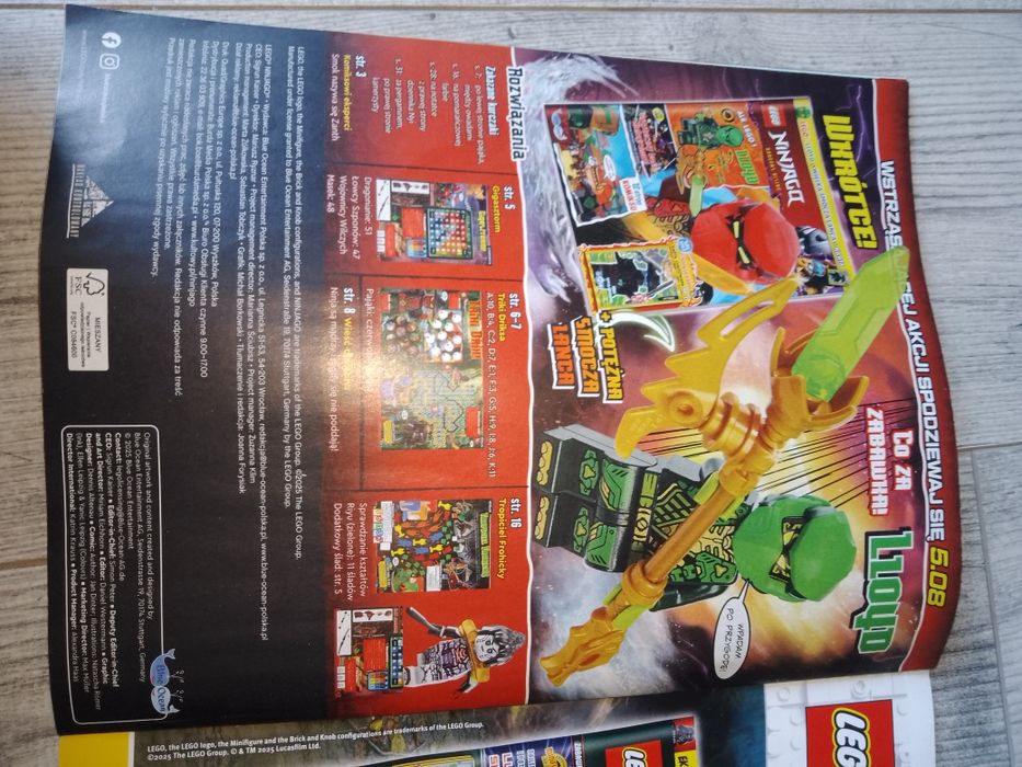 Magazyn LEGO ninjago Kai