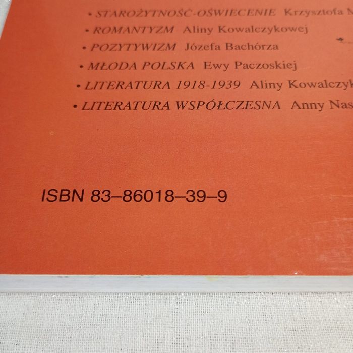 Literatura współczesna. Anna Nasiłowska