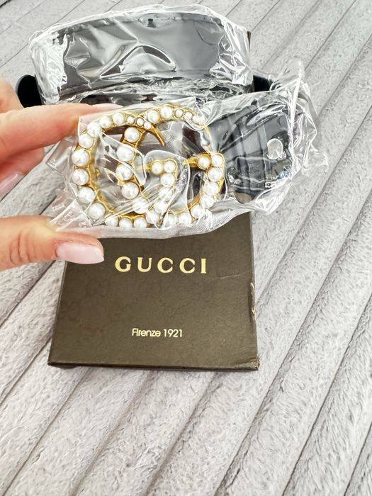 Pasek do spodni damski z ozdobnymi perlami