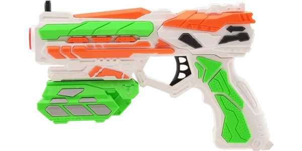 PISTOLET na strzałki piankowe WYRZUTNIA Broń zabawka dla dzieci 31055