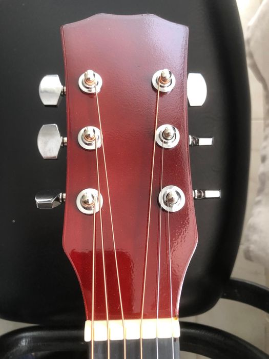 Violão 38 Polegadas - Novo com Capa , Capotraste, Paleta,  Afinado