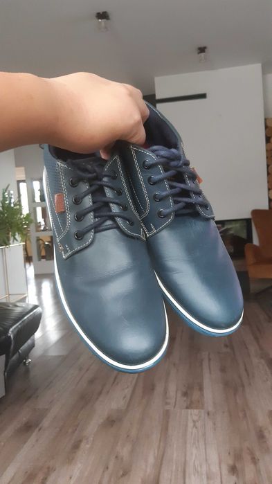 Buty jesień skóra półbuty 40 nowe