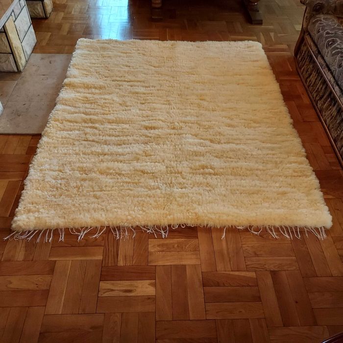 Ręcznie Tkany Dywan Narzuta Skóra Owcza Relugan Leczniczy HANDMADE