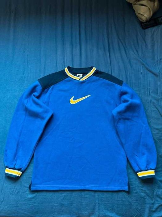 Vintage Nike Sweatshirt Center Swoosh Big Logo Boxy 90s S/M unisex - rare