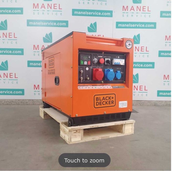 продам новий генератор Black+Dacker BXGND7900E MONO-TRIFASE 7.5KVA