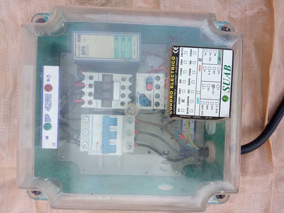 Bomba Sumoto, submersível trifásica e quadro de sondas