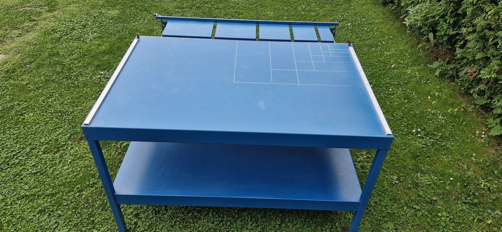 Stół roboczy warsztatowy. DAHLE 585 gilotyna