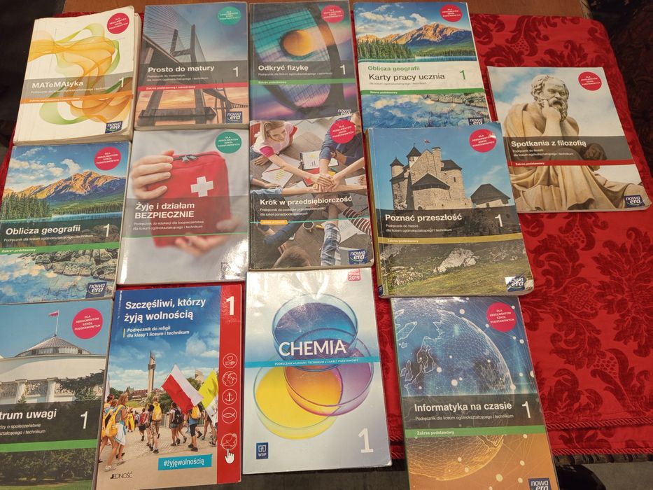 Książki do klasy 1 liceum i technikum