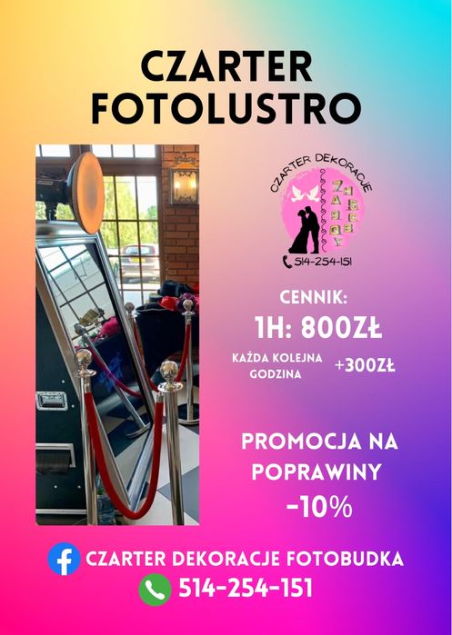 Fotolustro, fotobudka cyfry litery led fontanny iskier ciezki dym